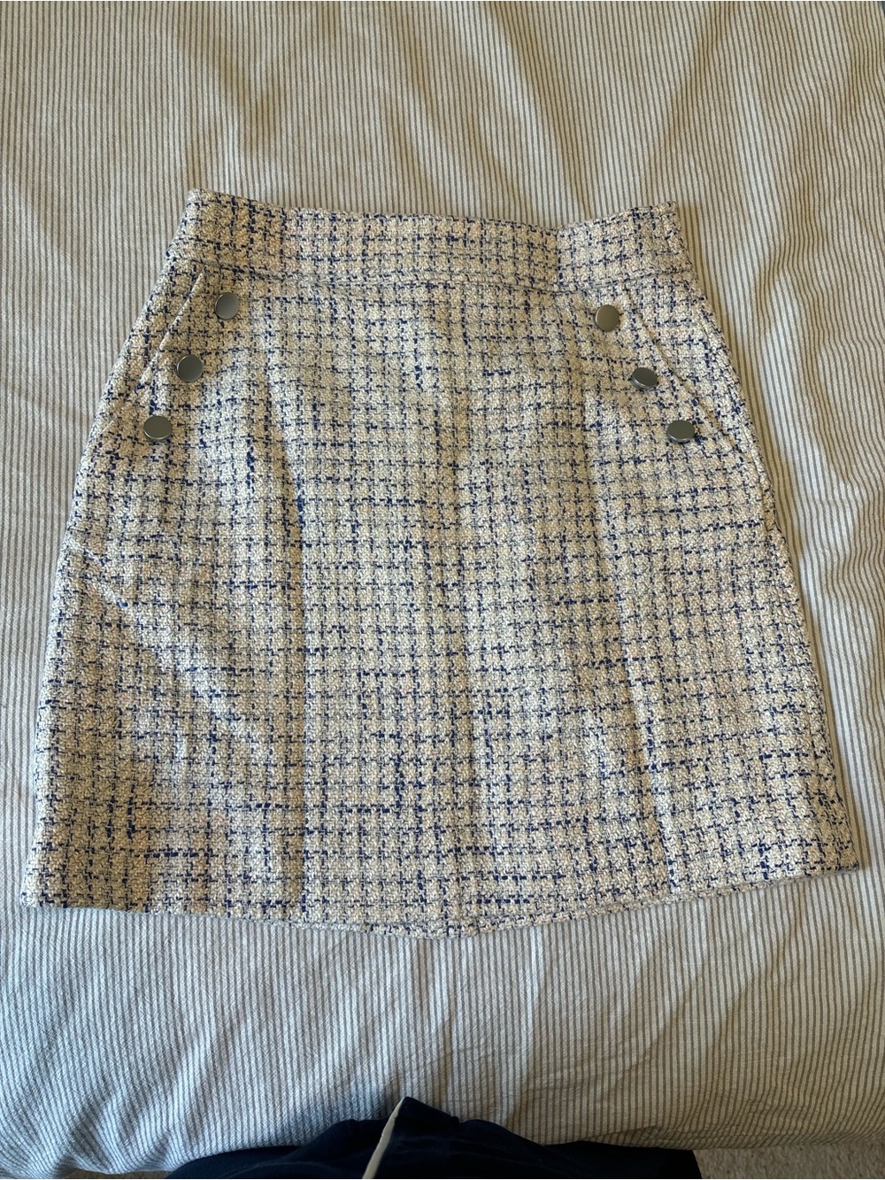 NWT J. Crew Factory Tweed Mini Skirt - Picture 1 of 7
